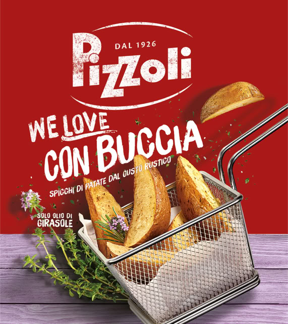 Fotografia professionale di prodotto alimentare realistica e luminosa, curata nei dettagli per applicazioni su packaging food e comunicazione visiva di marca, con attenzione a texture, colori naturali e presentazione appetitosa, pizzoli